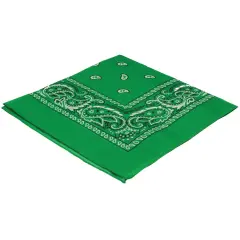 Green Cowboy Cowgirl Western Bandana Head Scarf Costume Accessory