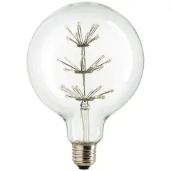 SUNLITE 80154-SU LED Vintage Star 1.8w Light Bulb Medium (E26) Base Warm White