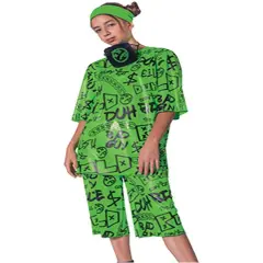 Billie Eilish Classic Green Suit Girl's Costume