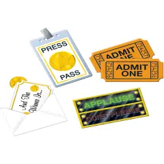 Awards Night Signs Wall Cut Outs Poster Figurine Prop Set Decoration