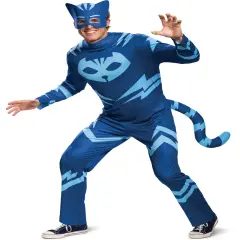 Mens Classic PJ Masks Catboy Superhero Suit Costume