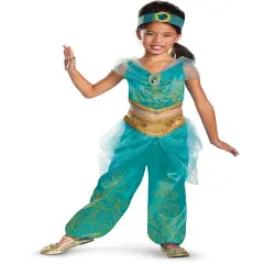 Jasmine Aladdin Disney Sparkle Deluxe Girls Costume