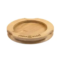 Feuerhand Fuel Lantern Coaster, Protects Tables and Surfaces, Coated Bamboo, 7.3 x 7.3 inches