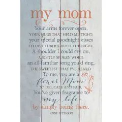Dexsa My Mom Your Arms&hellip;New Horizons Wood Plaque with Easel