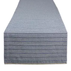DII French Blue Farmhouse Gingham Table Runner