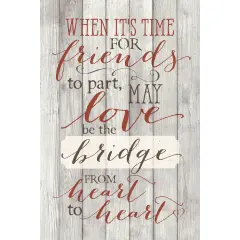 Dexsa When It'S Time For Friends&hellip;New Horizons Wood Plaque with Easel