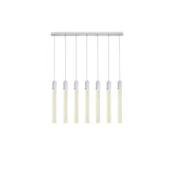 Weston 7 lights pendant in chrome