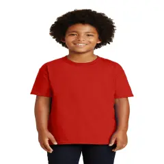 Gildan&reg; Classic Fit Crewneck short sleeve Youth Tee Red