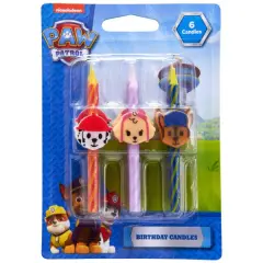 PAW Patrol Icon Character Candles, 6pc