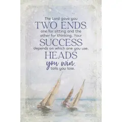 Dexsa The Lord Gave You Two Wood Plaque 6x9