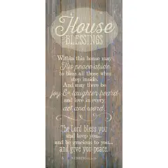 Dexsa House Blessing&hellip;New Horizons Wood Plaque