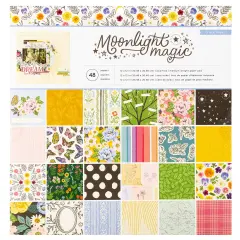 Crate Paper Single-Sided Paper Pad 12"X12" 48/Pkg-Moonlight Magic