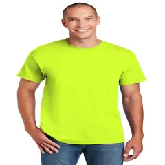 Gildan&reg; Dryblend Short Sleeve Men&rsquo;s Crewneck Tee Safety green