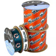 Dolphins Printed Ribbon 4 Pack
