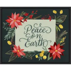 Bright Christmas Night II by Grace Popp Canvas Art Framed