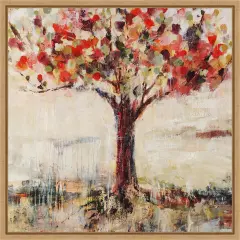 Candy Tree by Jodi Maas Canvas Art Framed