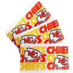Chiefs Printed Ribbon 2.5"-Inch Width, 3 Feet - 1 Yard