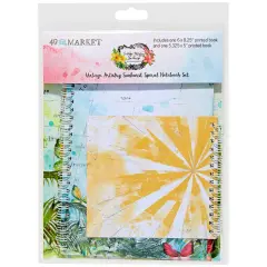 49 And Market Spiral Notebook Set-Vintage Artistry Sunburst