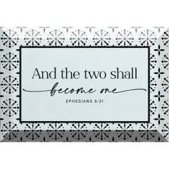 Dexsa And The Two Shall Glass Plaque - 6x4