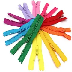 #3 YKK Skirt & Dress Zipper Assortment - Mix of Hot Seasonal Colors for Clothes, Crafts & Sewing Projects - Choose Your Length - Made in The United States (25 Zippers Per Pack) (4" Inches)