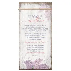 Dexsa Precious Mother Wood Plaque 6 3/4"x13 5/8"