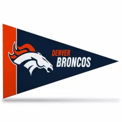 8 Pack Broncos Mini Pennant, 4" x 9"