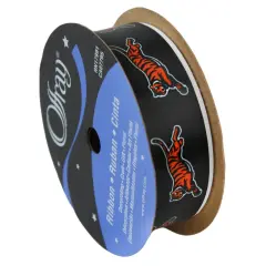 Bengals Printed Ribbon 7/8-Inch Width, 9 Foot Spool