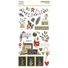 The Holiday Life Chipboard Stickers 6"X12"