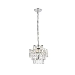 Mila 12 inch pendant in chrome