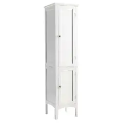 Freestanding Bathroom Storage Cabinet for Kitchen and Living Room White