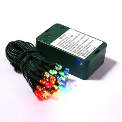 50Lt BO WA Multi Color LED / Green Wire Timer Sensor 5" Multicolored