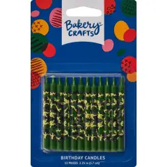Camouflage Specialty Candles, 12pc Green
