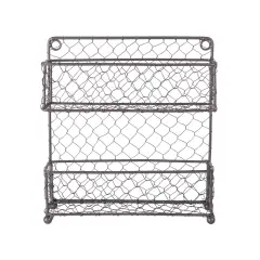 DII 2 Tier Chicken Wire Spice Rack