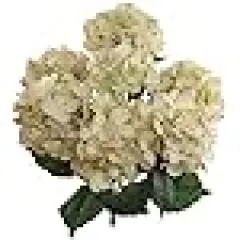 Hydrangea Silk Flowers Plant, Green & Pink - Artificial Hydrangea Bush with 7 Lifelike Blooms, Ideal for Indoor Home Decor, Outdoor Display, Weddings, Centerpieces & Bouquets, Floral Home by Artificial Flowers