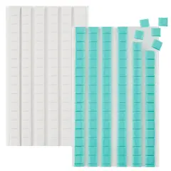 hitsuki Adhesive Poster Sticky Tack Putty Multipurpose Mounting Putty Tacky Putty, Sticky Putty Poster Ticky Tack Wall Putty for Hanging Things Pictures Reusable Removable,192 Pcs,Light Blue+White
