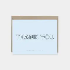 Modern Thank You Cards