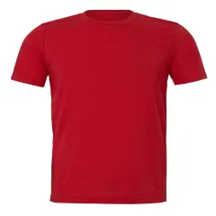 BELLA + CANVAS&reg; Triblend Crewneck Short Sleeve Tee Solid Red