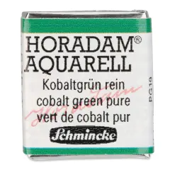 Schmincke Horadam Aquarell Watercolor - Cobalt Green Pure, Half Pan