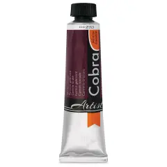 Cobra Artist Water Mixable Oil Paint - Burnt Carmine, 40 ml tube