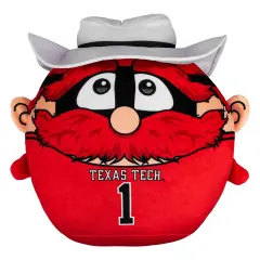 Sleep Squad Texas Tech Red Raiders Raider Red 12" Mascot Kiri Cloud Plushie