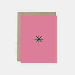 Minimal Modern Bow Holiday Card