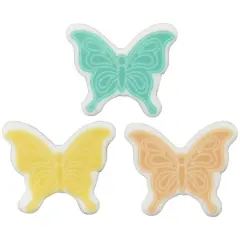 Butterfly Assortment Sweet D&eacute;cor&reg; Edible Decorations 12ct
