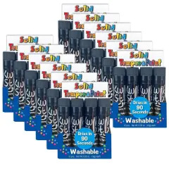 Kwik Stix Single Color Pack, Black, 12 Per Box, 12 Boxes