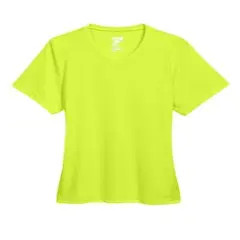 Team&reg; Ladies Zone Performance V-Neck Short Sleeve T-Shirt Safety Yellow