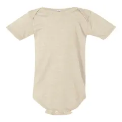 BELLA + CANVAS&reg; Short Sleeve Infant Jersey One Piece Heather Dust