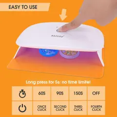 2 Pieces UV Light for Resin - Large Size Foldable UV Resin Light & Portable Mini UV Resin Lamp, akisey Resin Kits for Resin Molds Curing, Jewelry Making, DIY Craft, Fast Curing & Timing Function