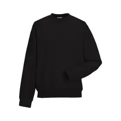 Bayside&reg; Super Heavy Oversized Crewneck Sweatshirt Black