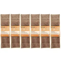 Lehman's Fire Starters, Non-Toxic Indoor/Outdoor Solid Firelighter with Safe Easy and Quick Light Wick, 36 Count (Six 6 Packs)