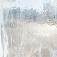 Wissmach COE 96-57 Crystal White Prisma Fusible Glass Sheet