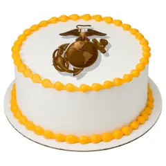 United States Marine Corps Edible Cake Topper Image 7.5" Round